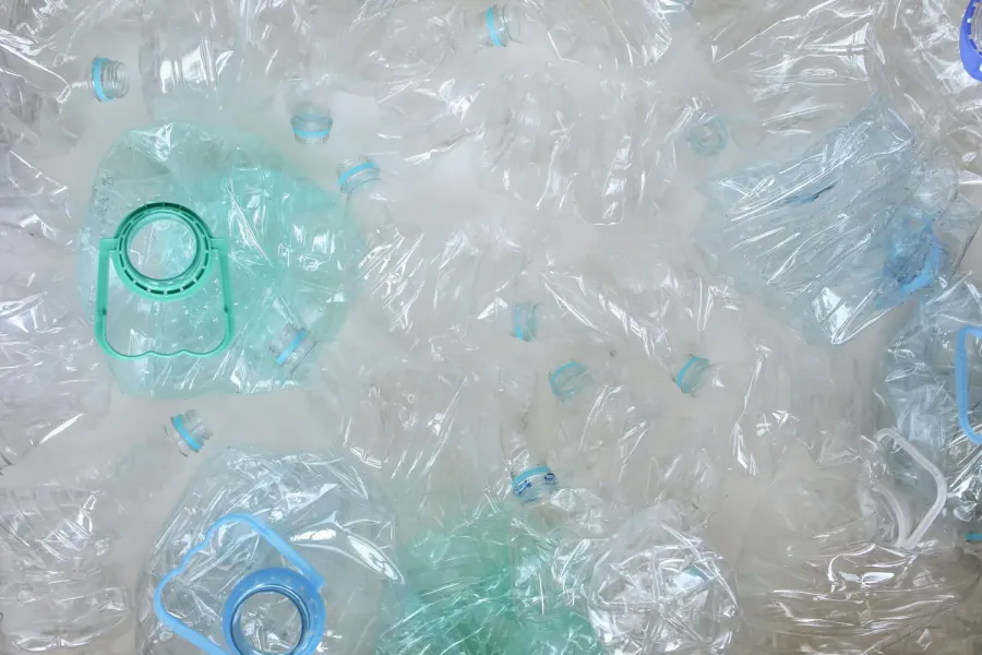 Recycled plastic bottles for sustainable textile material development