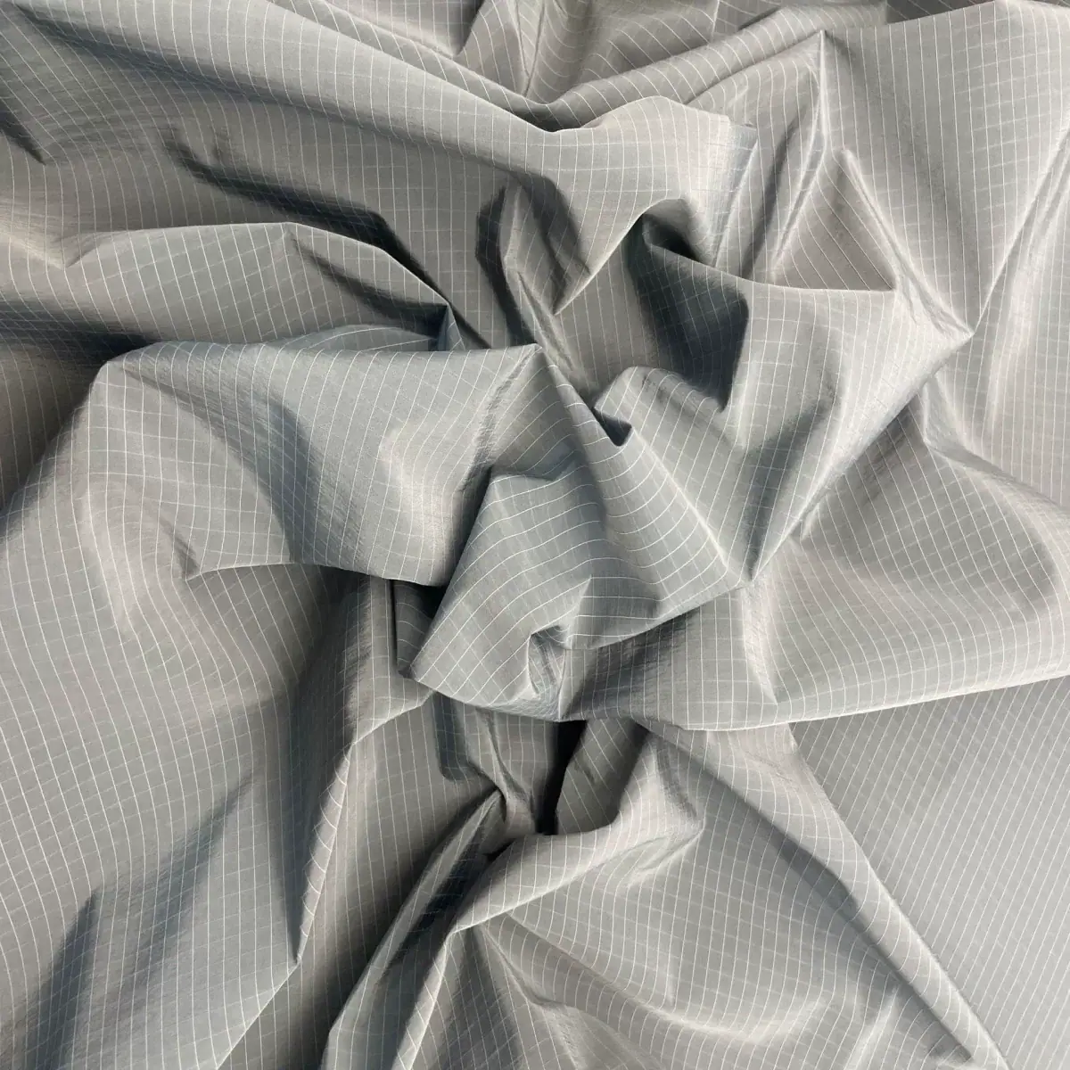 0.5 Grid Nylon Polyester Three-Layer Waterproof Backpack Fabric fabric image