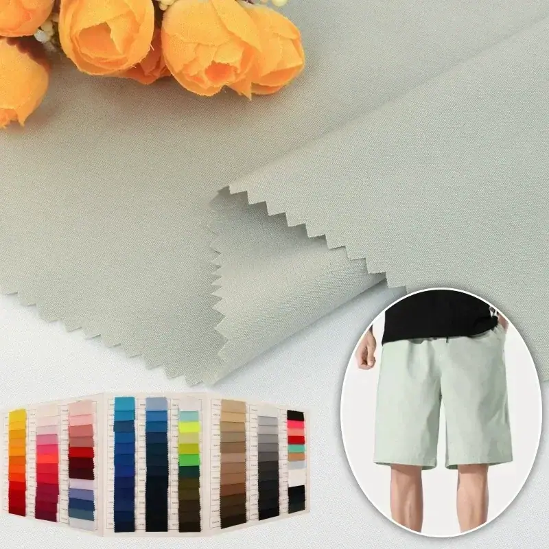 100D Recycled Polyester Four-Way Stretch Moisture Wicking Fabric for Activewear fabric image