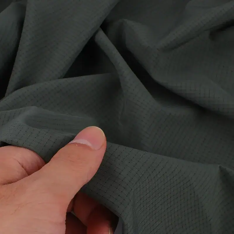 100D T400 Polyester Four-Way Stretch Quick Dry Breathable Fabric for Outdoor Pants fabric image