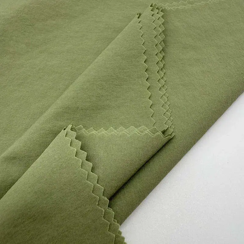 130gsm Nylon Four-Way Stretch Quick Dry Moisture Wicking Breathable Fabric for Outdoor Pants and Cycling Apparel fabric image