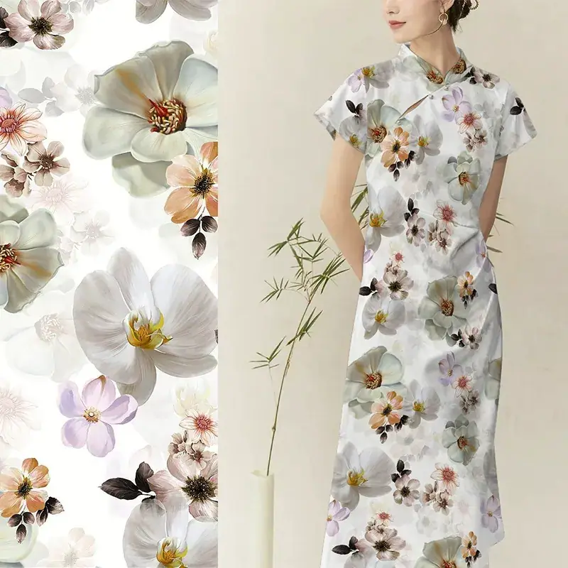 200gsm Recycled Nylon Printed Warp Knit Fabric fabric image