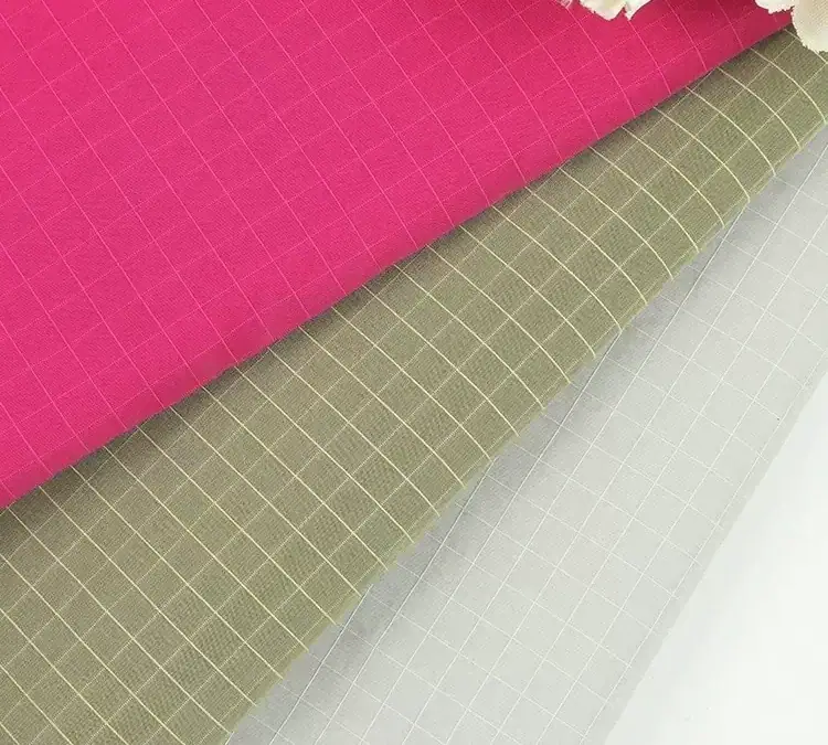 20D Grid Nylon UV Protection Fabric Sun Protection Jackets,Outdoor Apparel gallery image 3