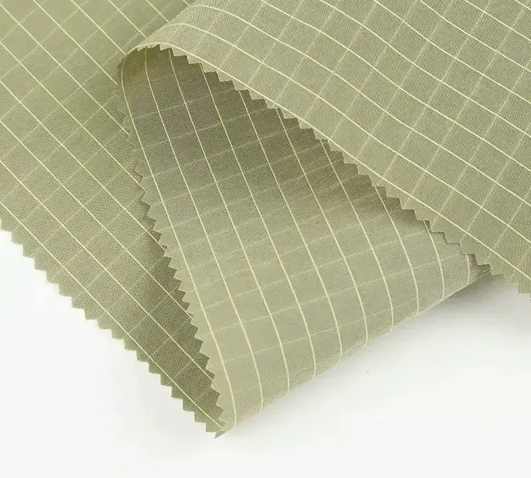 20D Grid Nylon UV Protection Fabric fabric image