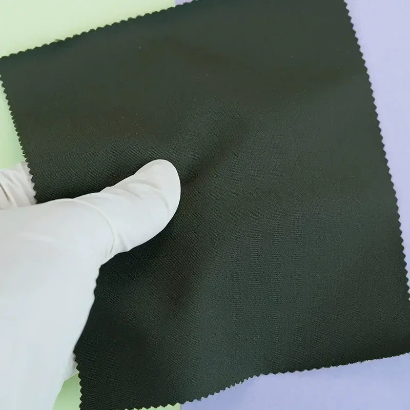 270gsm Nylon Four-Way Stretch Water-Resistant Textured Fabric for Outdoor Jackets and Cycling Apparel fabric image
