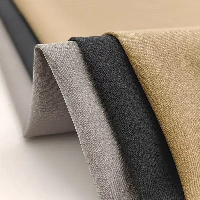 300D Polyester Four-Way Stretch Water-Resistant Textured Fabric for Outdoor Pants fabric image