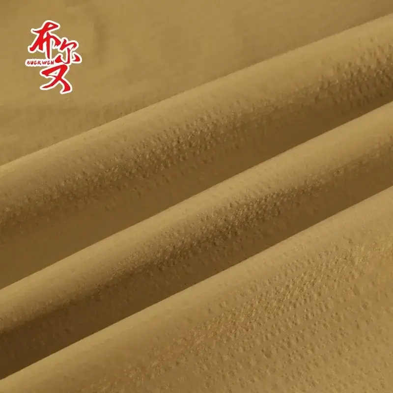 50D T800 Polyester Stretch Quick Dry Textured Surface Fabric for Outdoor Pants and Beach Shorts fabric image