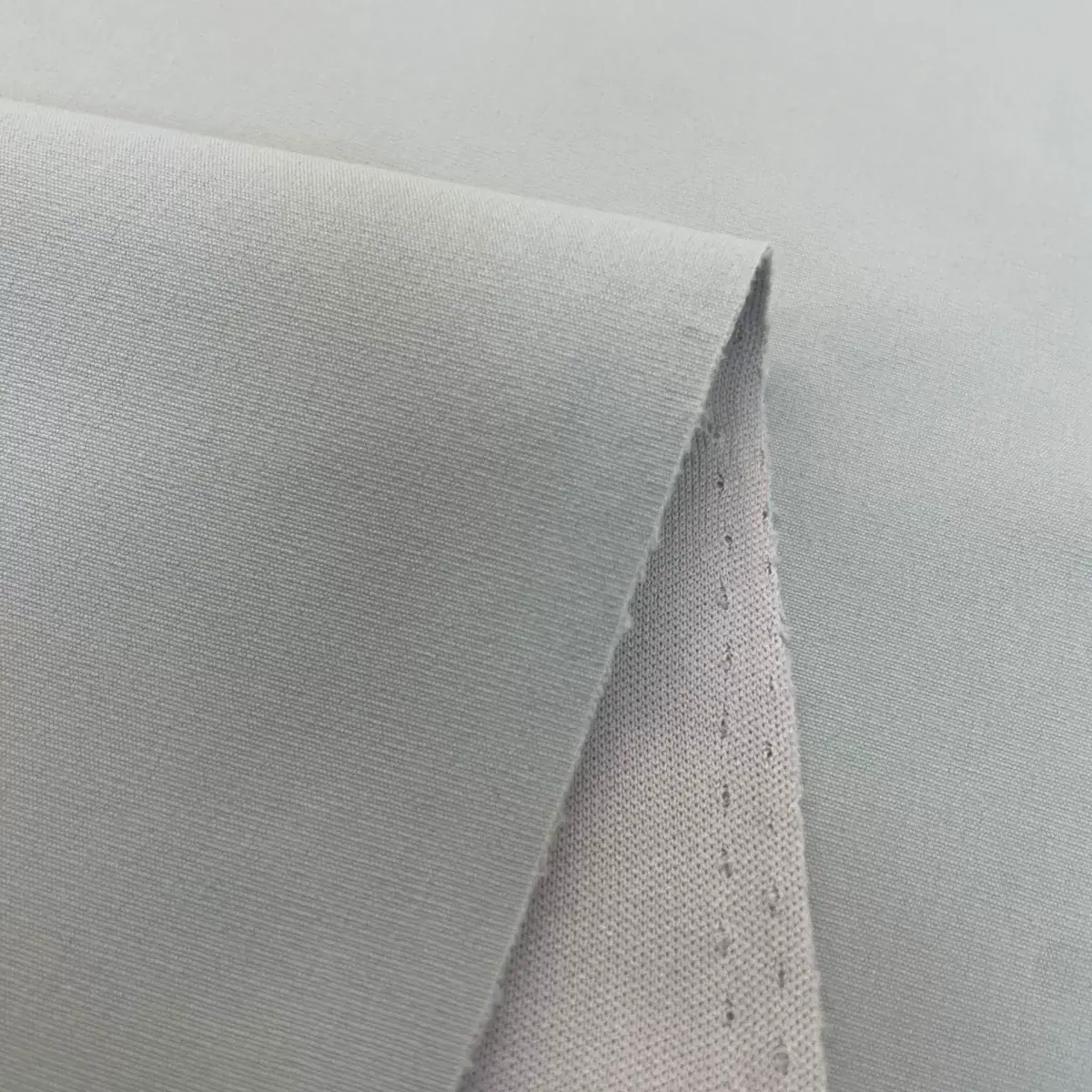 70+40 Matte Nylon Four-Way Stretch Bonded Knit-Back Fabric fabric image