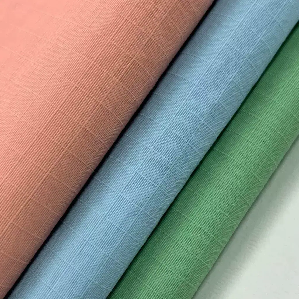 Abrasion Resistant Waterproof Nylon Taslan Fabric fabric image