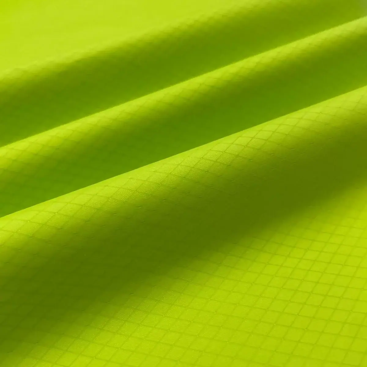 Diamond Grid Coated Polyester Taffeta Pet Raincoat Fabric fabric image