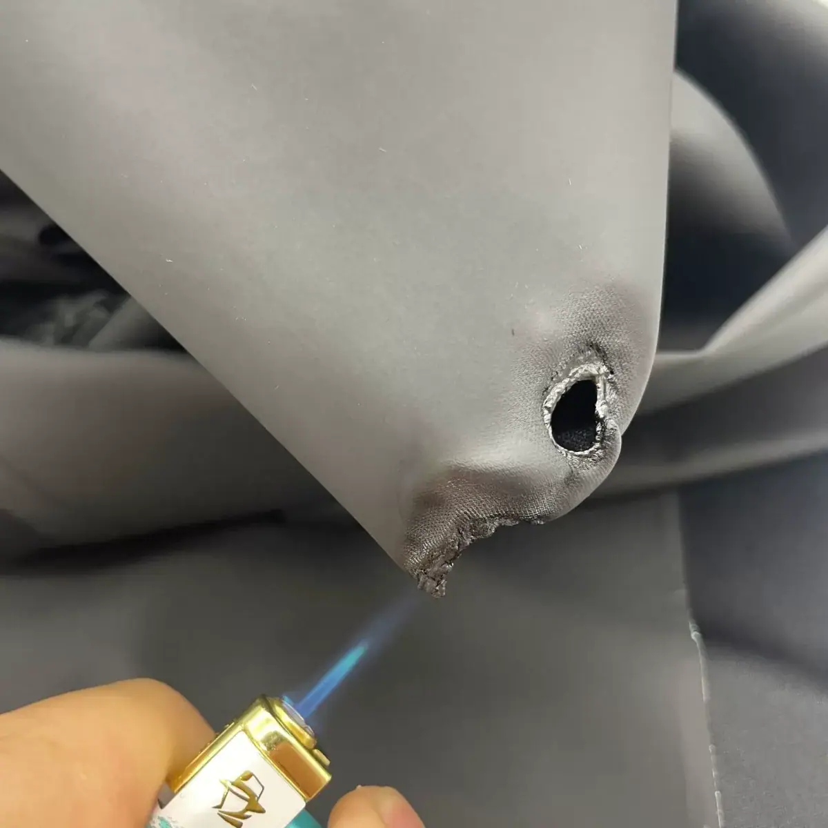 Flame Retardant Transfer-Coated Automotive Sunshade Industrial Fabric Automotive Sunshades, Industrial Robot Covers, Protective Covers, Industrial Textiles gallery image 3