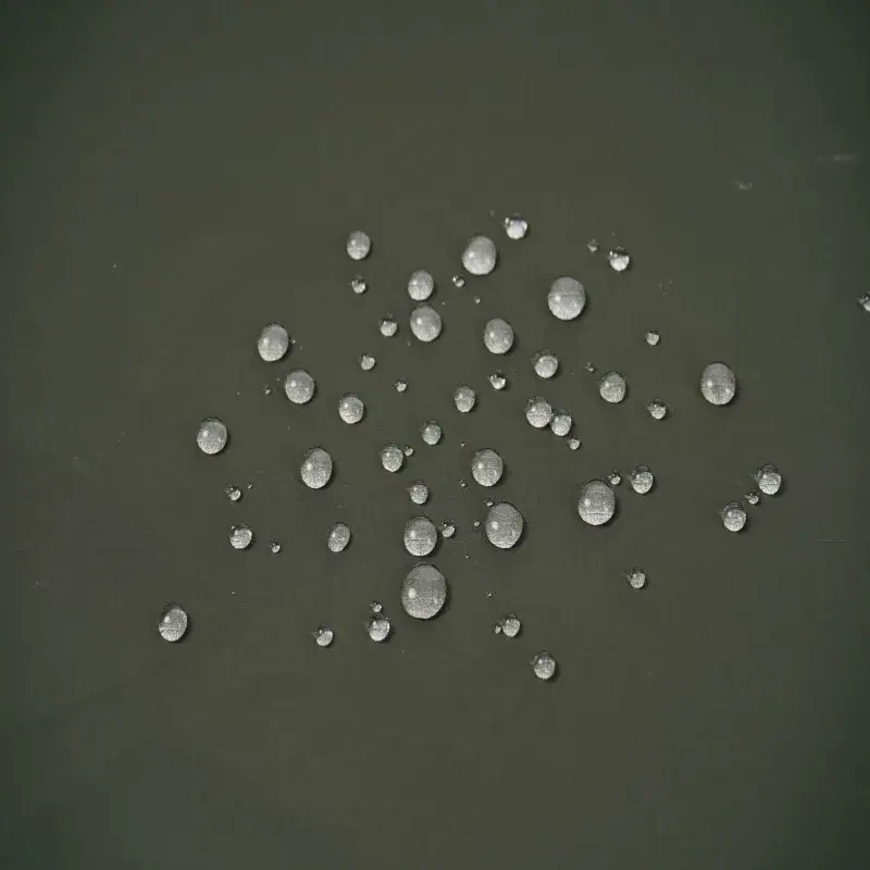 Polyester Grid Water-Repellent Outdoor Fabric fabric image