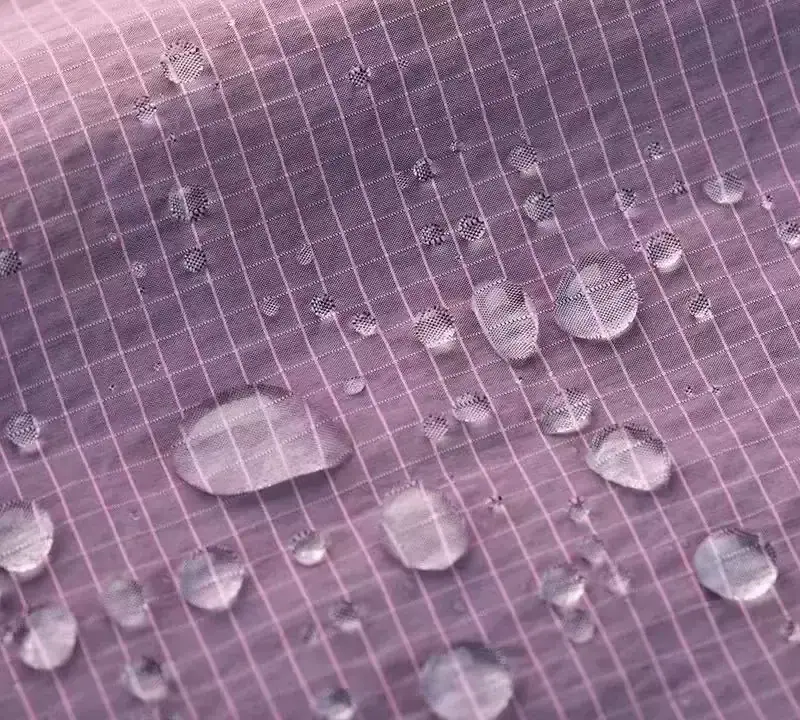 Nylon Ripstop Water-Repellent Fabric fabric image