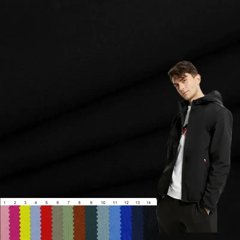 Recycled Nylon Four-Way Stretch Quick Dry Fabric for Outdoor Pants and Activewear fabric image