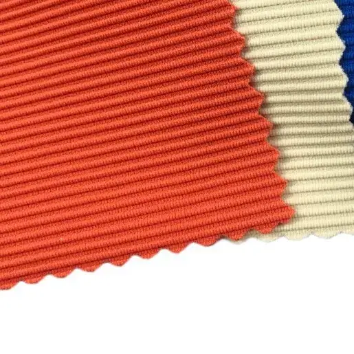 Recycled Nylon Rib Knit Fabric Activewear, Yoga Wear, Sportswear gallery image 4