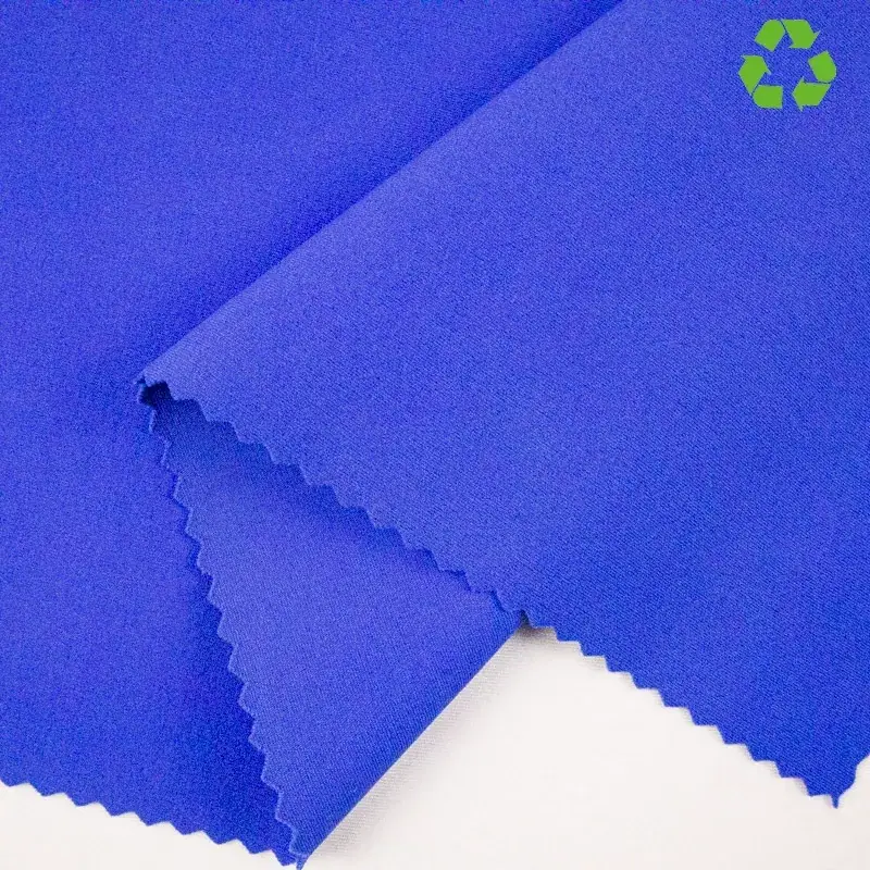 Recycled Nylon Stretch Brushed Knit Fabric fabric image