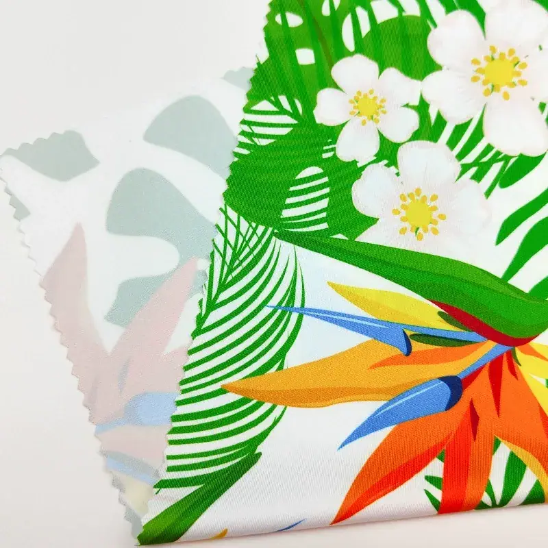 Recycled Polyester Stretch Printed Knit Fabric Swimwear, Activewear, Yoga Wear, Sportswear gallery image 4