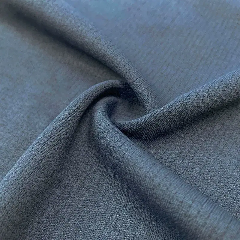 Thermal Stretch Polyester Double Knit Fabric fabric image