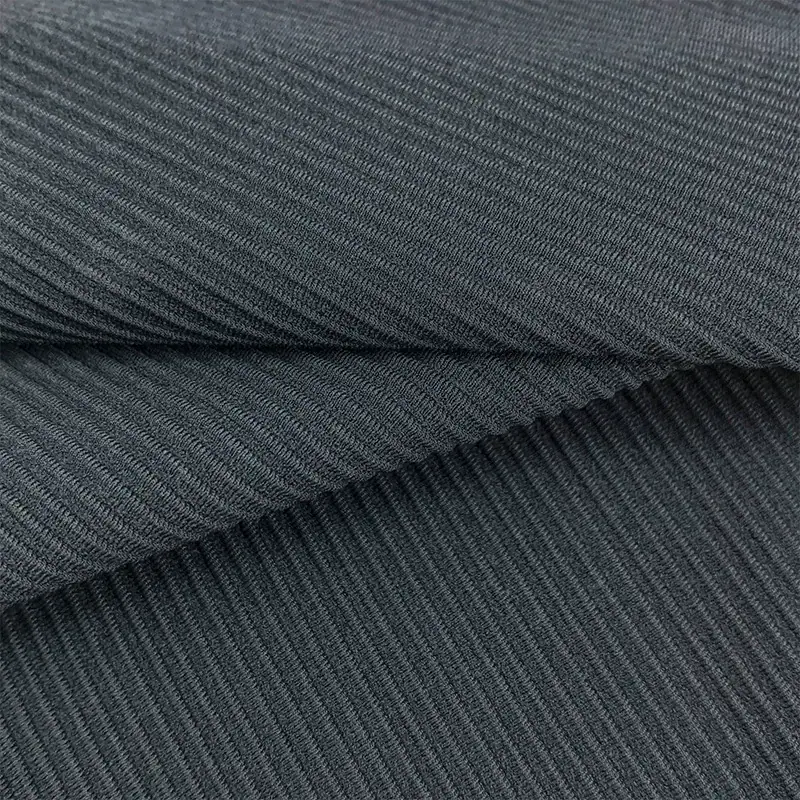 Thermal Stretch Technical Rib Knit Fabric Outdoor Jackets, Hiking Apparel, Ski Wear, Activewear, Yoga Wear, Sportswear gallery image 2