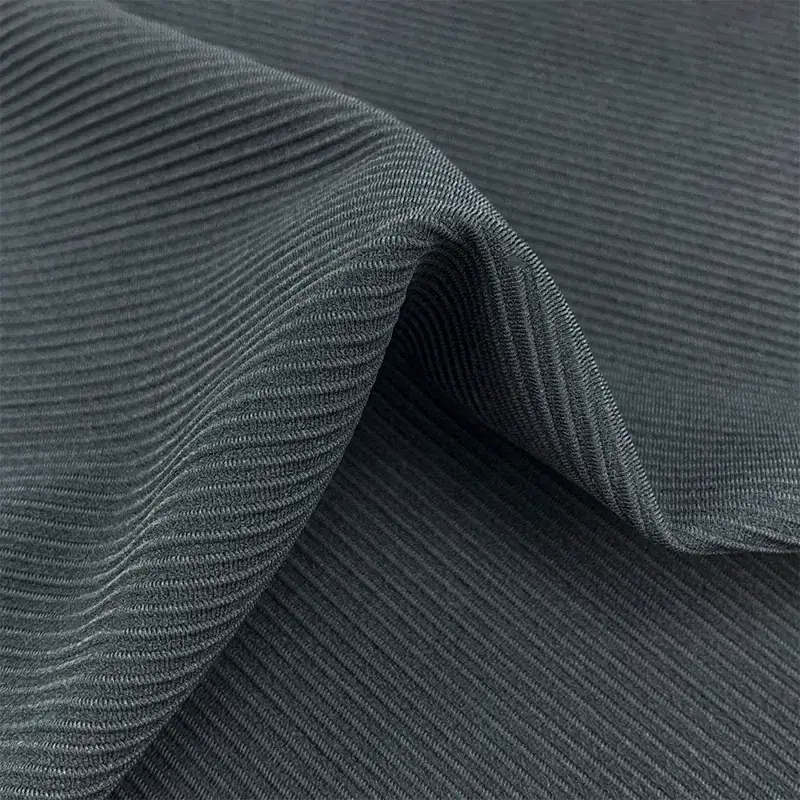 Thermal Stretch Technical Rib Knit Fabric Outdoor Jackets, Hiking Apparel, Ski Wear, Activewear, Yoga Wear, Sportswear gallery image 3