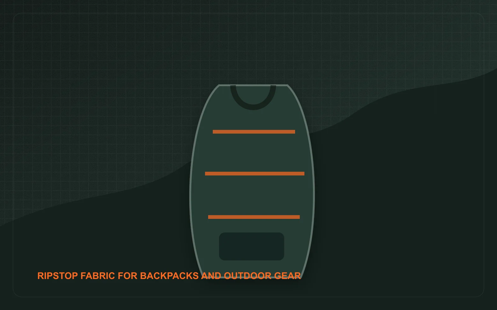 210D Ripstop Nylon Fabric For Backpacks Backpacks, tactical bags, outdoor equipment gallery image 3